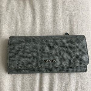 Prada wallet w/ authentication card